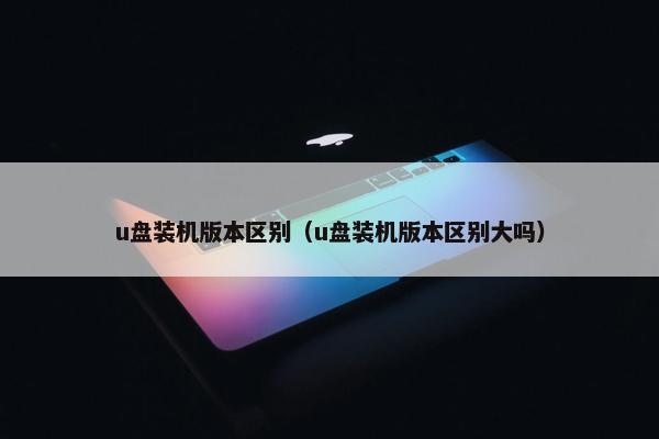 u盘装机版本区别（u盘装机版本区别大吗）