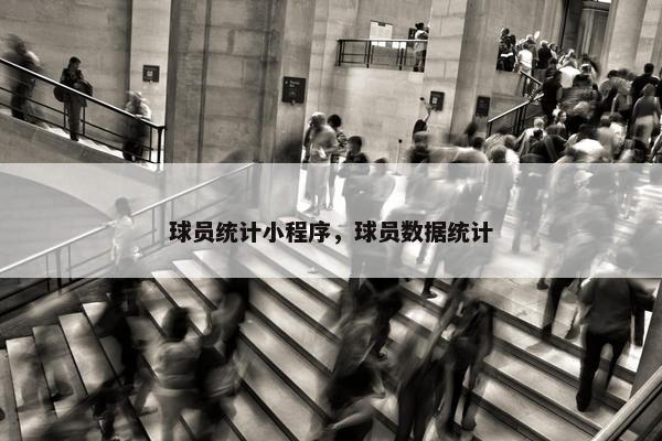 球员统计小程序，球员数据统计