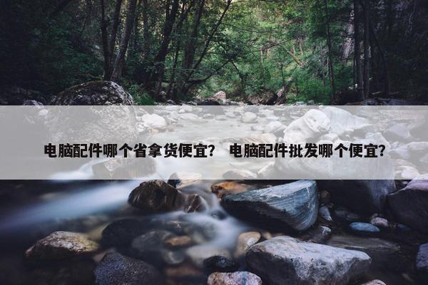 电脑配件哪个省拿货便宜？ 电脑配件批发哪个便宜？