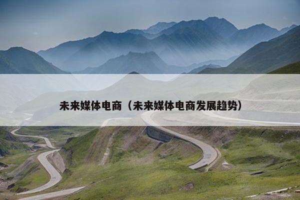 未来媒体电商（未来媒体电商发展趋势）