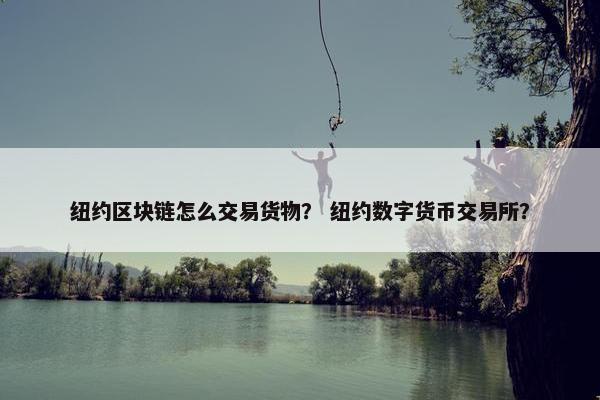 纽约区块链怎么交易货物？ 纽约数字货币交易所？