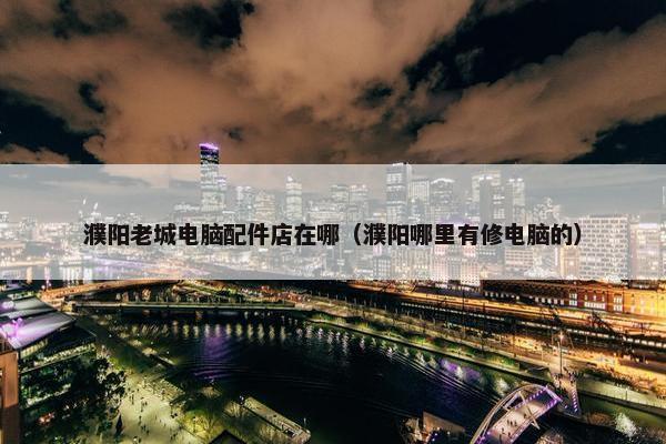 濮阳老城电脑配件店在哪（濮阳哪里有修电脑的）