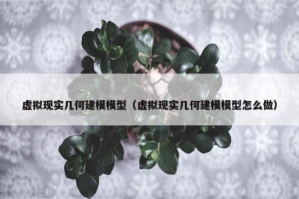 虚拟现实几何建模模型（虚拟现实几何建模模型怎么做）