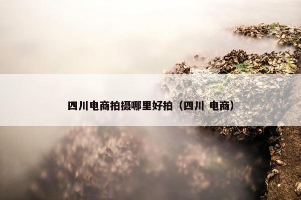 四川电商拍摄哪里好拍（四川 电商）