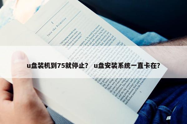 u盘装机到75就停止？ u盘安装系统一直卡在？