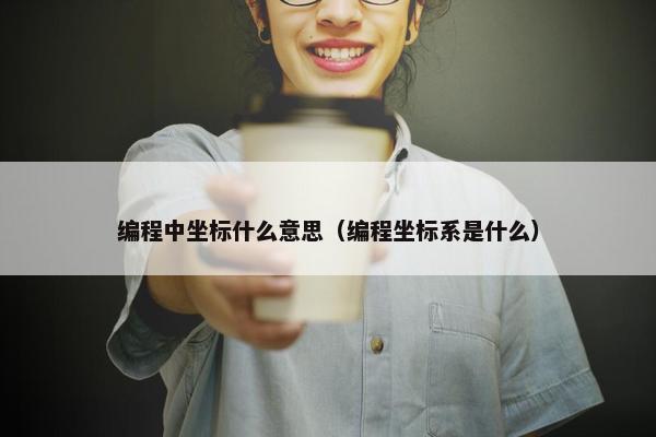 编程中坐标什么意思（编程坐标系是什么）