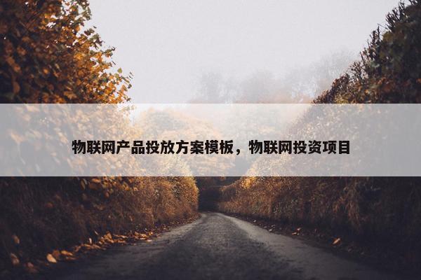 物联网产品投放方案模板，物联网投资项目