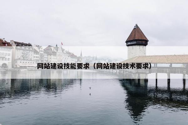 网站建设技能要求（网站建设技术要求）