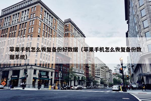 苹果手机怎么恢复备份好数据（苹果手机怎么恢复备份数据系统）