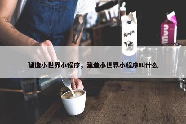 建造小世界小程序，建造小世界小程序叫什么