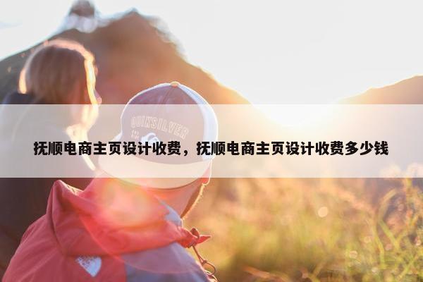 抚顺电商主页设计收费，抚顺电商主页设计收费多少钱