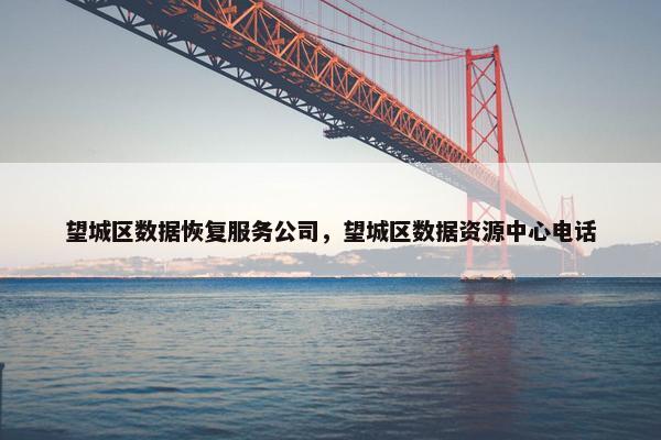 望城区数据恢复服务公司，望城区数据资源中心电话
