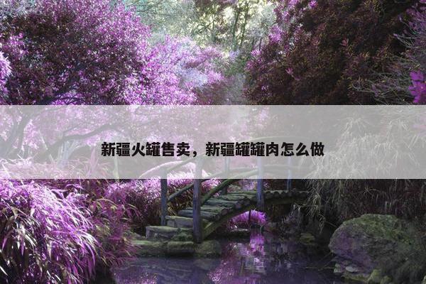 新疆火罐售卖，新疆罐罐肉怎么做