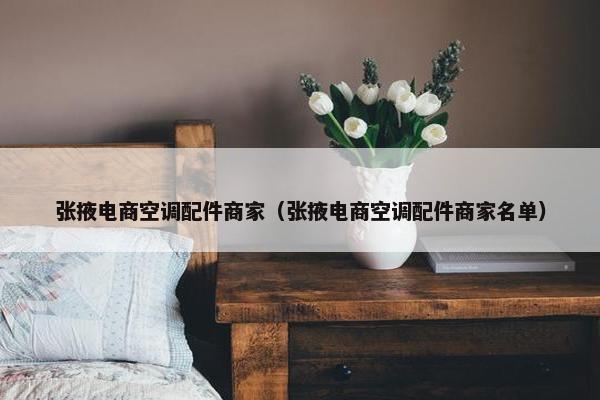 张掖电商空调配件商家（张掖电商空调配件商家名单）