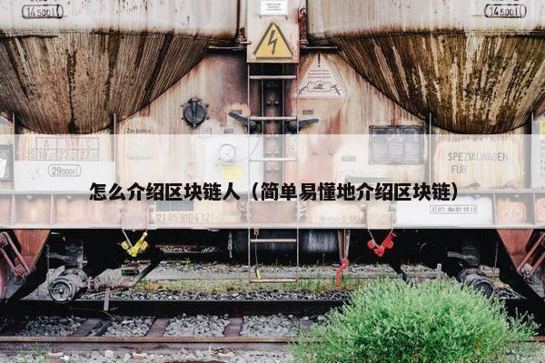 怎么介绍区块链人（简单易懂地介绍区块链）