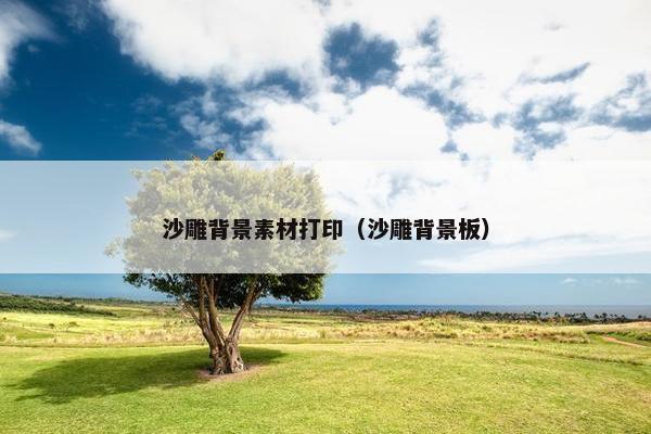 沙雕背景素材打印（沙雕背景板）