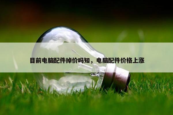 目前电脑配件掉价吗知，电脑配件价格上涨