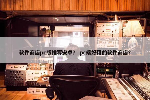 软件商店pc版推荐安卓？ pc端好用的软件商店？