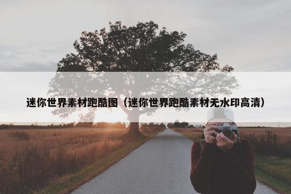 迷你世界素材跑酷图（迷你世界跑酷素材无水印高清）