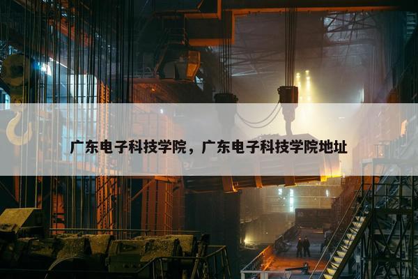 广东电子科技学院，广东电子科技学院地址