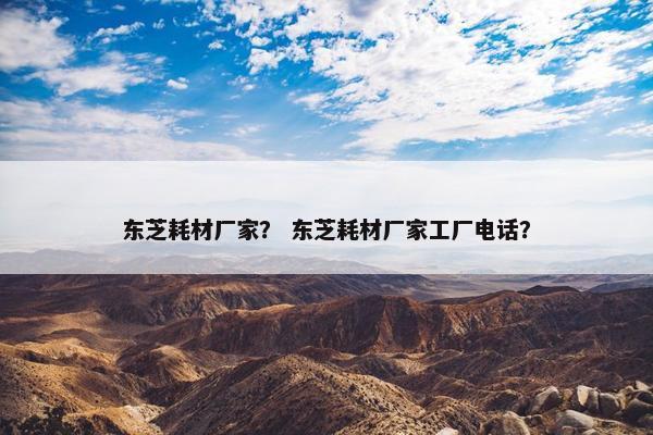 东芝耗材厂家？ 东芝耗材厂家工厂电话？