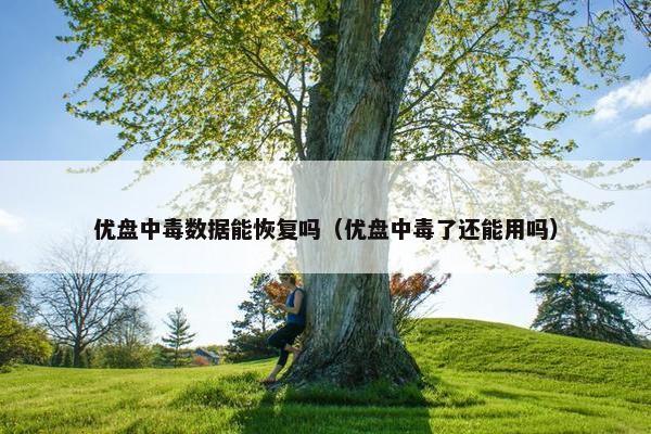 优盘中毒数据能恢复吗（优盘中毒了还能用吗）