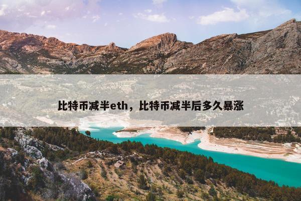 比特币减半eth，比特币减半后多久暴涨