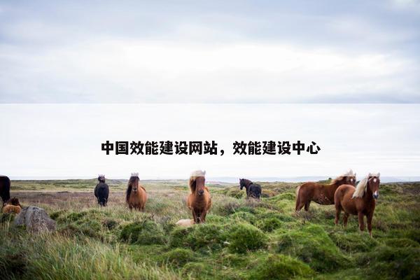 中国效能建设网站，效能建设中心