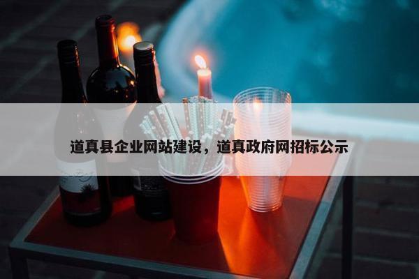 道真县企业网站建设，道真政府网招标公示