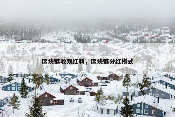 区块链收割红利，区块链分红模式