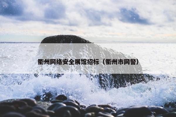 衢州网络安全展馆招标（衢州市网警）