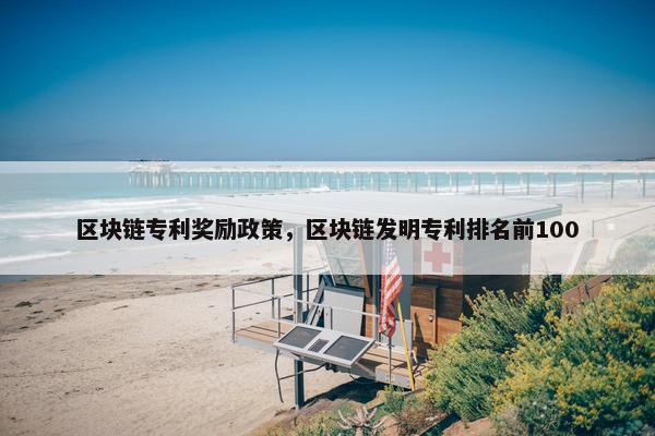 区块链专利奖励政策，区块链发明专利排名前100