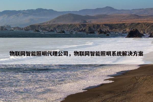 物联网智能照明代理公司，物联网智能照明系统解决方案