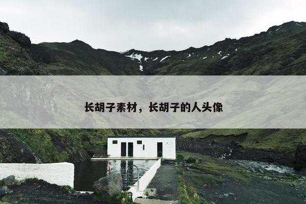 长胡子素材，长胡子的人头像