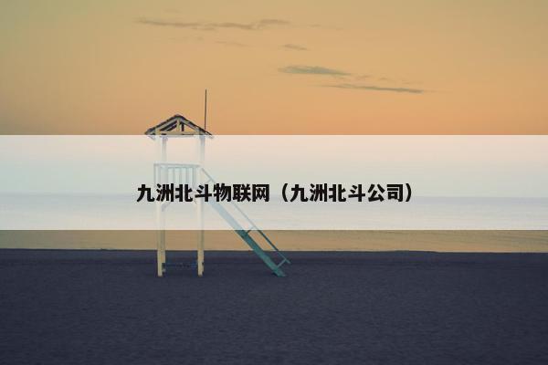九洲北斗物联网（九洲北斗公司）