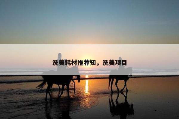 洗美耗材推荐知，洗美项目